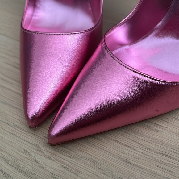 Christian Louboutin | Metallic Pink So Kate 120 Heels - Size IT 39 - Picture 8 of 16